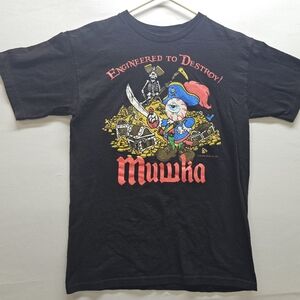 Black Pirate Graphic Kids T-Shirt